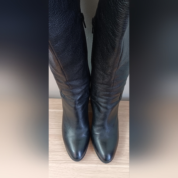 Nine West Vengeance Over Knee Boots Black 7 - Picture 3 of 8